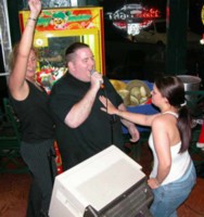 Two S. A. girls wanna know why he's called BIG John!