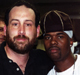 Frank back stage with Memphis Bleek