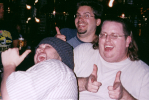 Jeremy, Classic Kevin & Big John at the very first show.