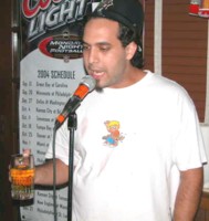 Preston's taste runs a little blue.