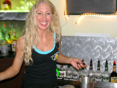 Cyntha is always happy to serve.