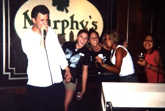 The ladies love The Rubber Man