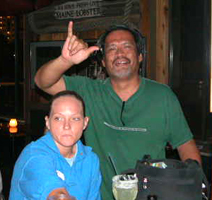 Kitchen manager Dave B says 'Hang loose'