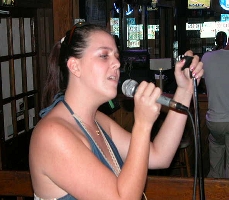 Megan opens the night